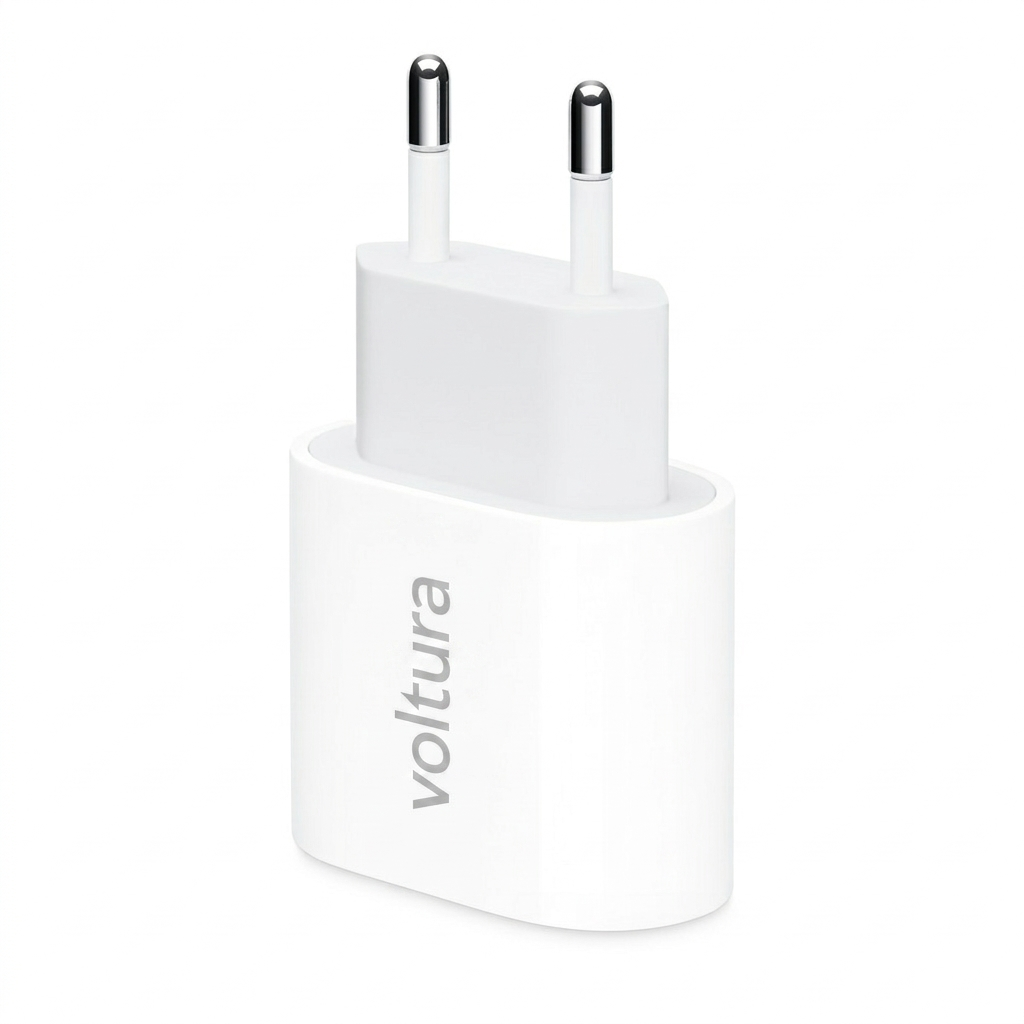 Voltura 20W USB-C-hurtiglader i hvit