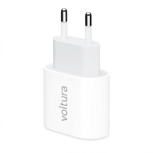 Voltura 20W USB-C-hurtiglader i hvit